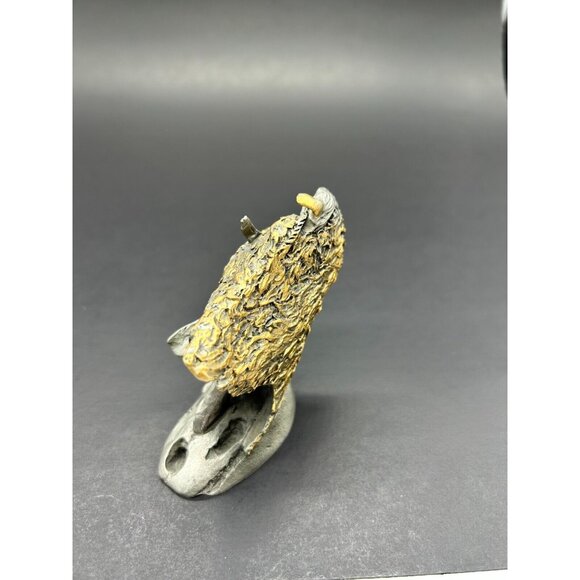 Franklin Mint Chief Joseph Pewter Statue by Jim Ponter 1992 Native American Art - Picture 4 of 9